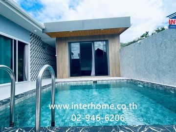 Single-story house, 53.7 sq.w., Highland Park Village, Soi Samor Phrong, Saphan 8, Phetkasem Road, Phetchaburi-Prachuap Khiri Khan Road, Hua Hin, Prac