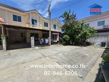 Two-story townhome, 23.9 sq.wah, Pruksa Ville 38, Soi Musikthong 6, Namdaeng-Bang Phli Road, Bang Phli, Samut Prakan.