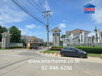 Two-story townhome, 23.9 sq.wah, Pruksa Ville 38, Soi Musikthong 6, Namdaeng-Bang Phli Road, Bang Phli, Samut Prakan.