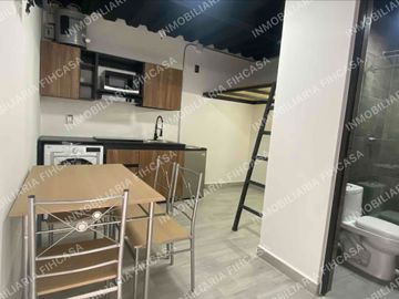 DEPARTAMENTO TIPO LOFT EN RENTA CERCA DE VIVEROS DE COYOACAN