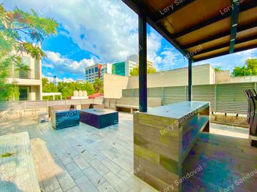 HERMOSO PENTHOUSE EN RENTA EN LA MEJOR ZONA DE POLANCO