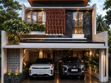 5 KAMAR PROMO RUMAH DIJUAL JOGJA + KOLAM RENANG DEKAT KOTA JOGJA, FULL FURNISH