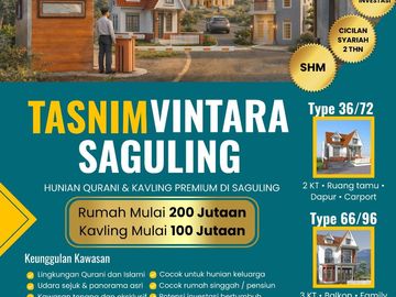 Jual Rumah 300 jutaan dan Tanah siap bangun 200 Juta di Saguling Bandung