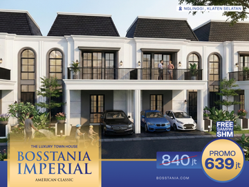 Rumah Baru 2 Lantai American Style di Pusat Kota Klaten Free Sampai SHM
