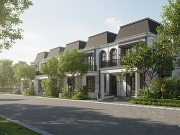 Rumah Baru 2 Lantai American Style di Pusat Kota Klaten Free Sampai SHM