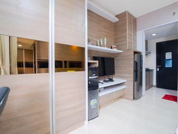 Full Furnished & Lokasi Dekat dengan MRT! Apartemen Studio Tamansari Sudirman, Siap Huni, Lokasi Dekat Area (SCBD, Sudirman, Benhil, Senayan, WTC)