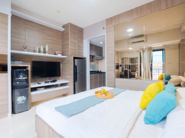 Full Furnished & Lokasi Dekat dengan MRT! Apartemen Studio Tamansari Sudirman, Siap Huni, Lokasi Dekat Area (SCBD, Sudirman, Benhil, Senayan, WTC)