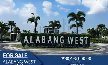 For Sale: 321 SQM Residential Lot in Las Piñas City at Alabang West Village