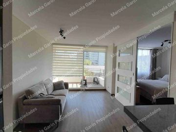 Arriendo departamento amoblado con estacionamiento en la Reina