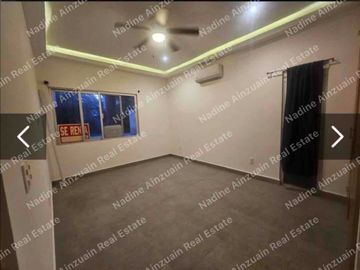 AMPLIA  CASA DE 3 NIVELES EN RENTA UBICADA EN RESIDENCIAL AQUA, 4 RECÁMARAS, ALBERCA PROPIA, SEGURIDAD 24 HORAS.