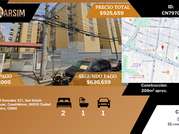 Departamento en Tlatelolco