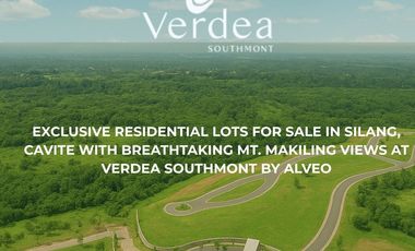 Mt. Makiling View Residential Lot for Sale at Verdea Southmont by Alveo, Silang Cavite