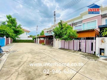 Two-story townhome, 21.8 sq.wa., Supalai Ville Rangsit Klong 2, near Chokchai Rangsit School, Rangsit-Nakhon Nayok Road, Rangsit Canal Road, Thanyabur