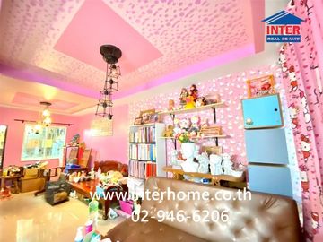 Two-story townhome, 21.8 sq.wa., Supalai Ville Rangsit Klong 2, near Chokchai Rangsit School, Rangsit-Nakhon Nayok Road, Rangsit Canal Road, Thanyabur