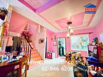 Two-story townhome, 21.8 sq.wa., Supalai Ville Rangsit Klong 2, near Chokchai Rangsit School, Rangsit-Nakhon Nayok Road, Rangsit Canal Road, Thanyabur