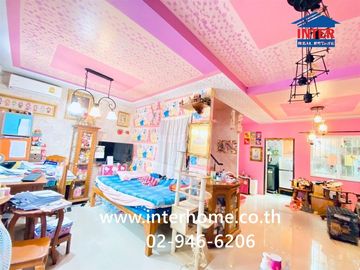 Two-story townhome, 21.8 sq.wa., Supalai Ville Rangsit Klong 2, near Chokchai Rangsit School, Rangsit-Nakhon Nayok Road, Rangsit Canal Road, Thanyabur