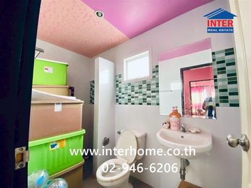Two-story townhome, 21.8 sq.wa., Supalai Ville Rangsit Klong 2, near Chokchai Rangsit School, Rangsit-Nakhon Nayok Road, Rangsit Canal Road, Thanyabur