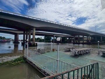 Urgent sale! Land with existing restaurant business, Suan Pa Sak, located on the Asian Highway, on the banks of the Pa Sak River.|93309
