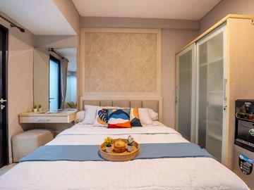 Sewa Murah & Dekat Dengan MRT! Apartemen Studio Tamansari Sudirman, Full Furnished, Lokasi Strategis Jakarta - SCBD, Semanggi, Benhil, Senayan, WTC.