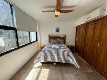 Penthouse De Lujo En Venta En Playa Del Carmen, Amueblado, Con Alberca Privada Y Doble Altura PH