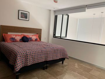 Penthouse De Lujo En Venta En Playa Del Carmen, Amueblado, Con Alberca Privada Y Doble Altura PH