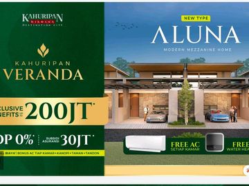 RUMAH TANPA DP (DP 0%) SIDOARJO!! KAHURIPAN NIRWANA SIDOARJO NEW TYPE ALUNA (MEZANIN)