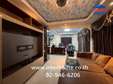 Two-story detached house, 72.1 sq.wah, in Fuang Suk 5 Village, Bang Bua Thong, near Sarasas Bang Bua Thong School, Kanchanaphisek Road, and Lam Pho Ro