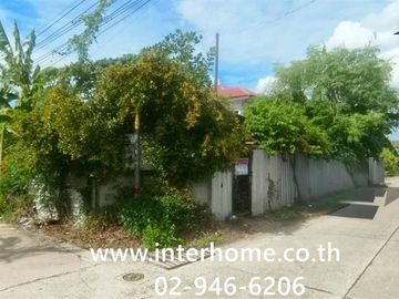 Single house + empty land 360 sq m. House + land near Workpoint Studio Company. Rangsit-Pathum Thani Road Road along Klong Prem Prachakorn Mueang Path
