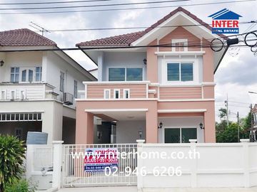 Two-story semi-detached house, 37.8 sq.wah, Sena Villa Lam Luk Ka-Khlong Song, Soi Lam Luk Ka 11, Phahonyothin Road, Lam Luk Ka Road, Lam Luk Ka, Path
