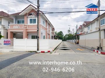 Two-story semi-detached house, 37.8 sq.wah, Sena Villa Lam Luk Ka-Khlong Song, Soi Lam Luk Ka 11, Phahonyothin Road, Lam Luk Ka Road, Lam Luk Ka, Path