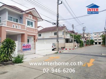 Two-story semi-detached house, 37.8 sq.wah, Sena Villa Lam Luk Ka-Khlong Song, Soi Lam Luk Ka 11, Phahonyothin Road, Lam Luk Ka Road, Lam Luk Ka, Path