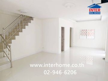 Two-story semi-detached house, 37.8 sq.wah, Sena Villa Lam Luk Ka-Khlong Song, Soi Lam Luk Ka 11, Phahonyothin Road, Lam Luk Ka Road, Lam Luk Ka, Path