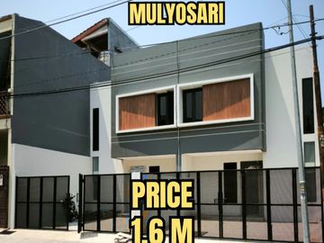 BARU GRESS 2 UNIT RUMAH MULYOSARI MODERN MINIMALIS. DEKAT SUTOREJO, BABATAN PANTAI, ITS, UNAIR, MERR, KERTAJAYA, Dsb