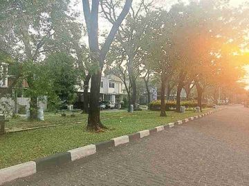 kavling badan siap bangun hadap selatan di Depark bsd