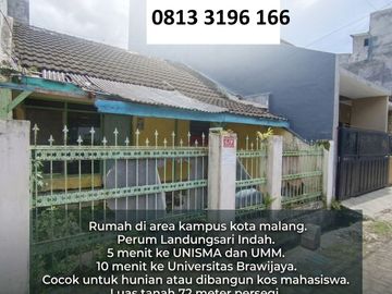 Rumah diarea kampus kota malang dekat UMM