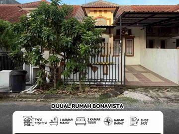 Dijual rumah 1,5 lantai bonavista batam center