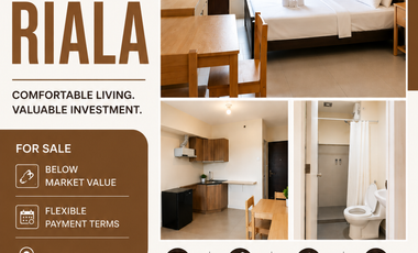 Own a studio unit in the heart of Cebu IT Park at Avida Riala Tower 3.