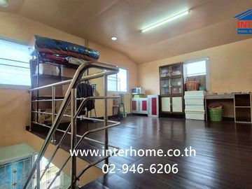 Two-story detached house, 21 sq.wa. Located near Wang Noi Market, Talat Thai Market, Si Mum Mueang Market, Rangsit-Nakhon Nayok Road, Khlong Ha Road,