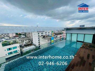 26.53 sq.m. condominium at Library House Charansanitwong 13, near Thonburi Vocational College, Soi Charansanitwong 13, Soi Phanichayakarn Thonburi 21,