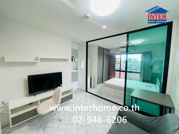 26.53 sq.m. condominium at Library House Charansanitwong 13, near Thonburi Vocational College, Soi Charansanitwong 13, Soi Phanichayakarn Thonburi 21,