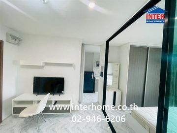 26.53 sq.m. condominium at Library House Charansanitwong 13, near Thonburi Vocational College, Soi Charansanitwong 13, Soi Phanichayakarn Thonburi 21,
