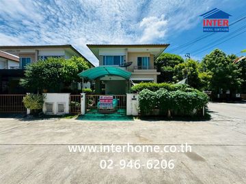 Two-story semi-detached house, 39.3 sq.wah, Atoll Maldives Beach Village, Srinakarin - Nam Daeng, Nam Daeng-Bang Phli Road, Srinakarin Road, Theparak