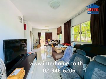 Two-story semi-detached house, 39.3 sq.wah, Atoll Maldives Beach Village, Srinakarin - Nam Daeng, Nam Daeng-Bang Phli Road, Srinakarin Road, Theparak