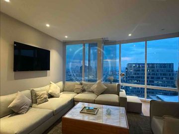 Departamento de Lujo Amueblado en Torre  Mítikah | 3 Recámaras | Amenidades Premium | Frente a Viveros de Coyoacán