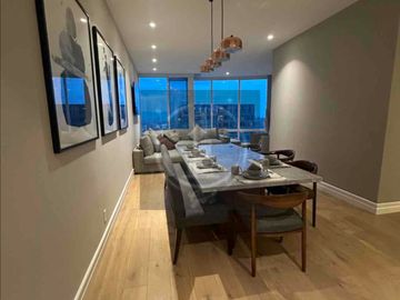 Departamento de Lujo Amueblado en Torre  Mítikah | 3 Recámaras | Amenidades Premium | Frente a Viveros de Coyoacán