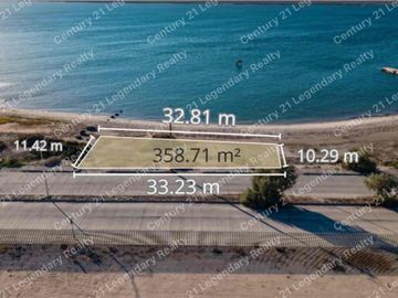 terreno Frente a Playa en venta en La Paz Baja California Sur en el Conchalito