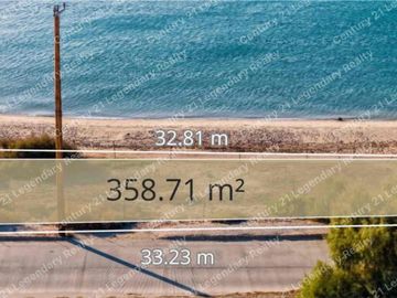 terreno Frente a Playa en venta en La Paz Baja California Sur en el Conchalito