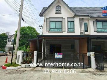 Two-story townhome, 23.7 sq.wah, Modi Villa Ratchaphruek-Tiwanon 345, near Bang Khu Wat intersection, Ratchaphruek-Tiwanon Road (Highway 345), Pathum