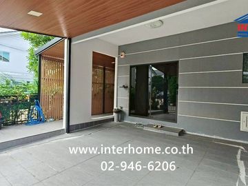 Two-story townhome, 23.7 sq.wah, Modi Villa Ratchaphruek-Tiwanon 345, near Bang Khu Wat intersection, Ratchaphruek-Tiwanon Road (Highway 345), Pathum