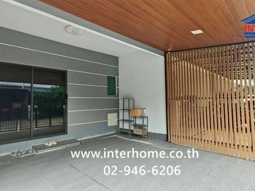 Two-story townhome, 23.7 sq.wah, Modi Villa Ratchaphruek-Tiwanon 345, near Bang Khu Wat intersection, Ratchaphruek-Tiwanon Road (Highway 345), Pathum